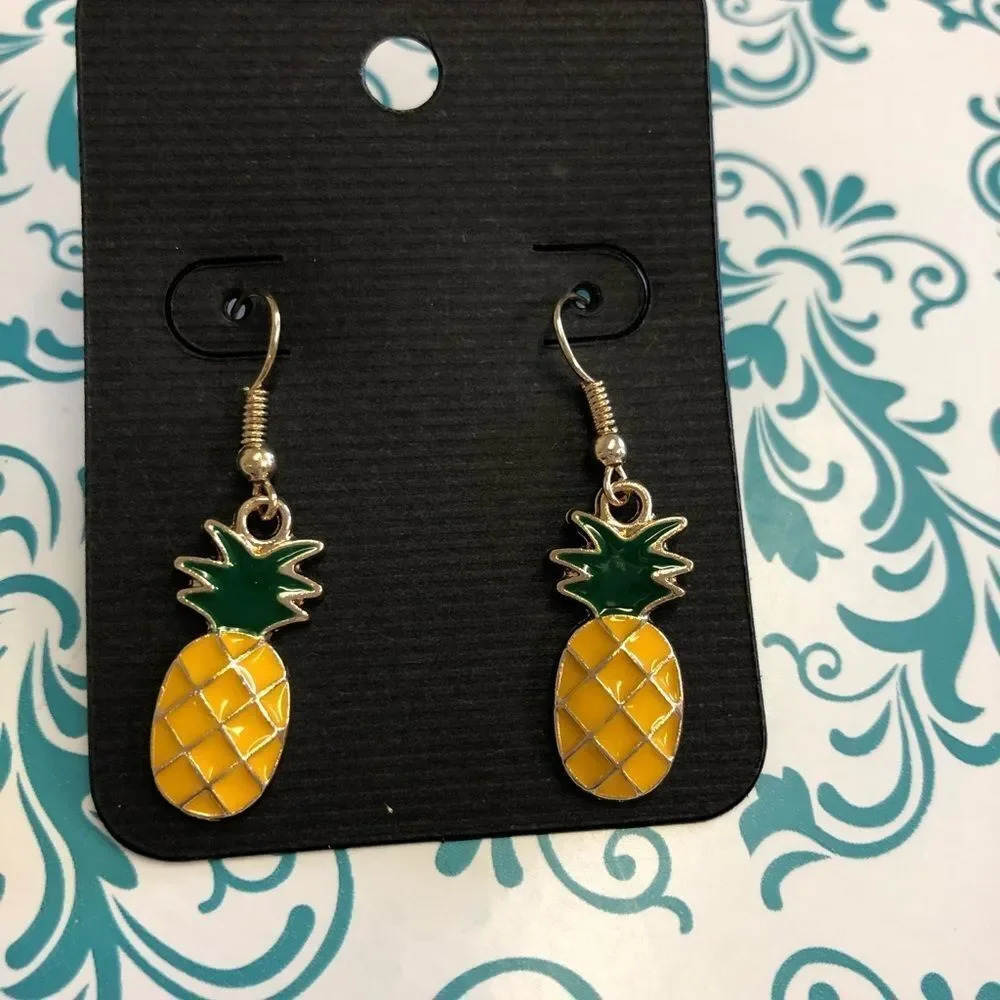 New Pineapple Dangled Earrings